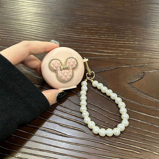 Pink Mini [Pink Shell] + Pearl Bracelet AirPods 3